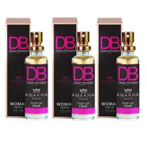 Kit 3 Perfumes DB Amakha Paris 15ml