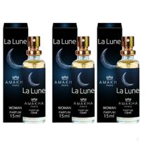 Kit 3 Perfumes La Lune Amakha Paris feminino 15ml