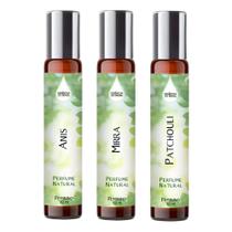 Kit 3 Perfumes Roll On 10ml Feminino - Oriental Marcante