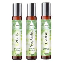 Kit 3 Perfumes Spray 10ml Feminino - Floral Doce Delicado