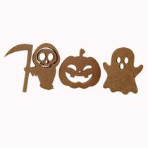 Kit 3 Personagens Halloween Mdf Cru Decorar Mesa Ambientes Kit 3 Personagens Halloween Mdf Cru Decorar Mesa Ambientes