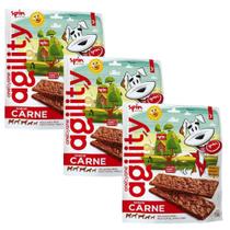 Kit 3 Petisco Bifinho Agility Beef Carne Spinpet Cães 150g