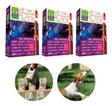 Kit 3 Petisco Fit Pet Amora Blueberry Jabuticaba 50g Spin