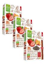 Kit 3 Petiscos P/ Cães Sticks Fit Spin Pet - 50g - Morango Kit 3 Petiscos P/ Cães Sticks Fit Spin Pet - 50g - Morango