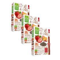 Kit 3 Petiscos P/ Cães Sticks FIT Spin Pet - 50g - Morango Kit 3 Petiscos P/ Cães Sticks FIT Spin Pet - 50g - Morango