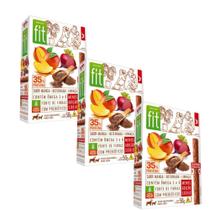 Kit 3 Petiscos Stick FIT Spin Pet - 50g - Manga Kit 3 Petiscos Stick FIT Spin Pet - 50g - Manga