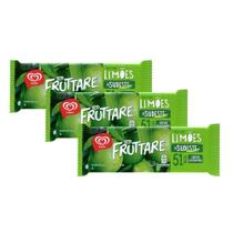 Kit 3 Picolé Kibon Fruttare Limão Kit 3 Picolé Kibon Fruttare Limão