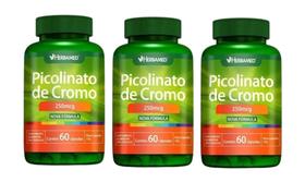 Kit 3 Picolinato De Cromo 250mcg C/60 Cáps - Herbamed Kit 3 Picolinato De Cromo 250mcg C/60 Cáps - Herbamed