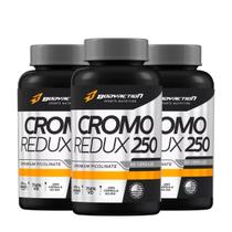 Kit 3 Picolinato De Cromo 250mg Bodyaction