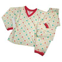 Kit 3 Pijama De Criança Roupa De Dormir Infantil Menina Nino P M G