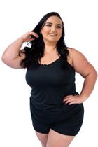 Kit 3 pijama tipo baby doll plus size