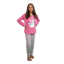 KIT 3 Pijamas Infantil Feminino Inverno