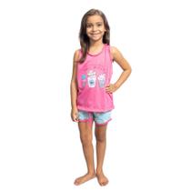 KIT 3 Pijamas Infantil Feminino Verão