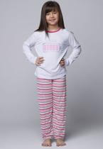 Kit 3 Pijamas Vekyo Infantil Longo Feminino Nível de Energia Kit 3 Pijamas Vekyo Infantil Longo Feminino Nível de Energia