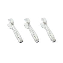 Kit 3 Pinças Pegador para Gelo Churrasco Salgado Doces Buffets e Restaurantes Kit 3 Pinças Pegador para Gelo Churrasco Salgado Doces Buffets e Restaurantes