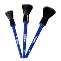 Kit 3 Pincéis de Detalhamento Ultra Macio Vonixx Kit 3 Pincéis de Detalhamento Ultra Macio Vonixx