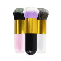 Kit 3 Pincéis Espanador Pompom Maquiagem Pó de Unhas Acrigel