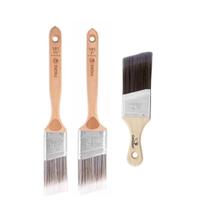 Kit 3 pincel trincha angular recorte profissional 101 706 tigre Kit 3 pincel trincha angular recorte profissional 101 706 tigre