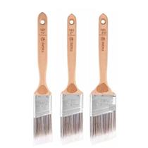 Kit 3 pincel trincha angular recorte profissional 101 tigre Kit 3 pincel trincha angular recorte profissional 101 tigre