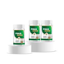 Kit 3 Pinus Derm Extrato de Pinus Pinaster 590mg 30 Cápsulas