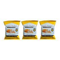 Kit 3 Pipoca Natural com Proteína e Colágeno Queijo Cheddar 30g Mais Pura Kit 3 Pipoca Natural com Proteína e Colágeno Queijo Cheddar 30g Mais Pura