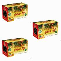 Kit 3 Pisca Pisca 100 Leds Branco Frio 8m Fio Verde - 127v