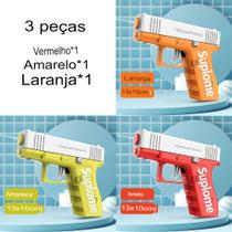 Kit 3 Pistola de Água Automática de Alta Pressão Brinquedo de Verão para Crianças e Adultos Kit 3 Pistola de Água Automática de Alta Pressão Brinquedo de Verão para Crianças e Adultos