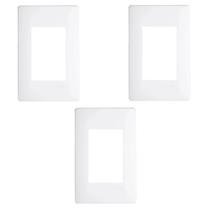 Kit 3 Placa 4x2 3 Modulos Com Suporte Habitat Branco 3637