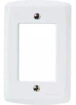 KIT 3 Placa 4x2 3p Juntos Branca Lux2 Tramontina KIT 3 Placa 4x2 3p Juntos Branca Lux2 Tramontina