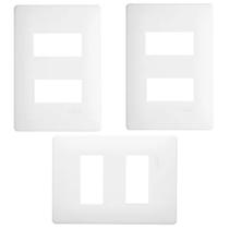 Kit 3 Placa 4x2 Para 2 Módulos Horizontais Distanciados 3636