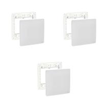 Kit 3 Placa 4X4 Cega S730200274 Gamma Silver Orion Schneider Kit 3 Placa 4X4 Cega S730200274 Gamma Silver Orion Schneider