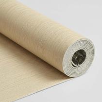 Kit 3 Placa Efeito 3D Adesiva Flexível Paredes Riscos Sisal Fino Grasscloth Bege 9M Kit 3 Placa Efeito 3D Adesiva Flexível Paredes Riscos Sisal Fino Grasscloth Bege 9M