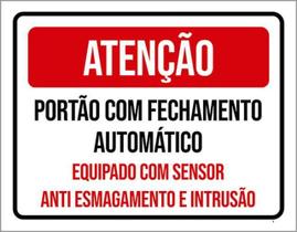 Kit 3 Placa Equipamento Sensor Esmagamento Intrusão 36X46