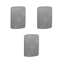 Kit 3 Placa/Espelho 4X2 Cega Alumin S3B77102 Miluz Schneider Kit 3 Placa/Espelho 4X2 Cega Alumin S3B77102 Miluz Schneider
