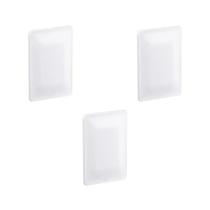 Kit 3 Placas 4X2 Cega Branco Com Suporte Zeffia Pial 680180