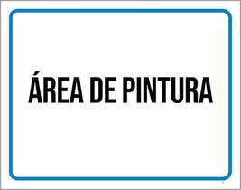 Kit 3 Placas Ambiente - Área De Pintura