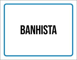 Kit 3 Placas Ambiente Sinalização Setor Banhista