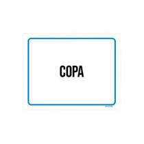 Kit 3 Placas Ambiente Sinalização Setor Copa