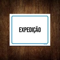 Kit 3 Placas Ambiente Sinalização Setor Expedição