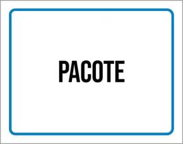 Kit 3 Placas Ambiente Sinalização Setor Pacote