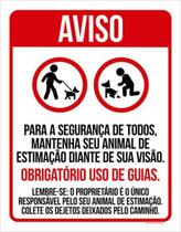 Kit 3 Placas Aviso Segurança Todos Uso Guias 36X46