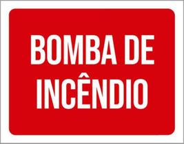 Kit 3 Placas Bomba De Incêndio