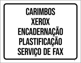 Kit 3 Placas Carimbos Xerox Encadernação Plastificação Kit 3 Placas Carimbos Xerox Encadernação Plastificação