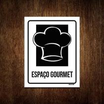 Kit 3 Placas Condomínio Ambiente Espaço Gourmet Kit 3 Placas Condomínio Ambiente Espaço Gourmet