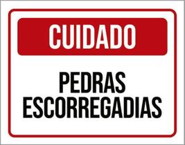 Kit 3 Placas Cuidado Pedras Ecorregadias 36X46