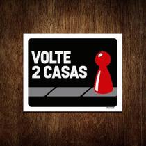 Kit 3 Placas Decorativa - Volte 2 Casas