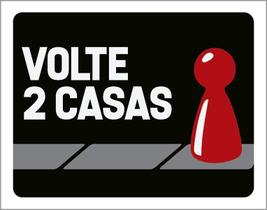 Kit 3 Placas Decorativa - Volte 2 Casas