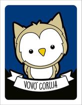 Kit 3 Placas Decorativa Vovó Coruja 36X46 Kit 3 Placas Decorativa Vovó Coruja 36X46
