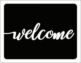 Kit 3 Placas Decorativa - Welcome