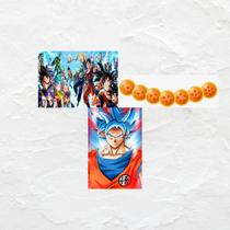 Kit 3 Placas Decorativas Dragon Ball MDF 3mm 18x26